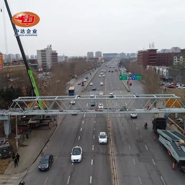 Heavy-Duty Steel Truss Bridge